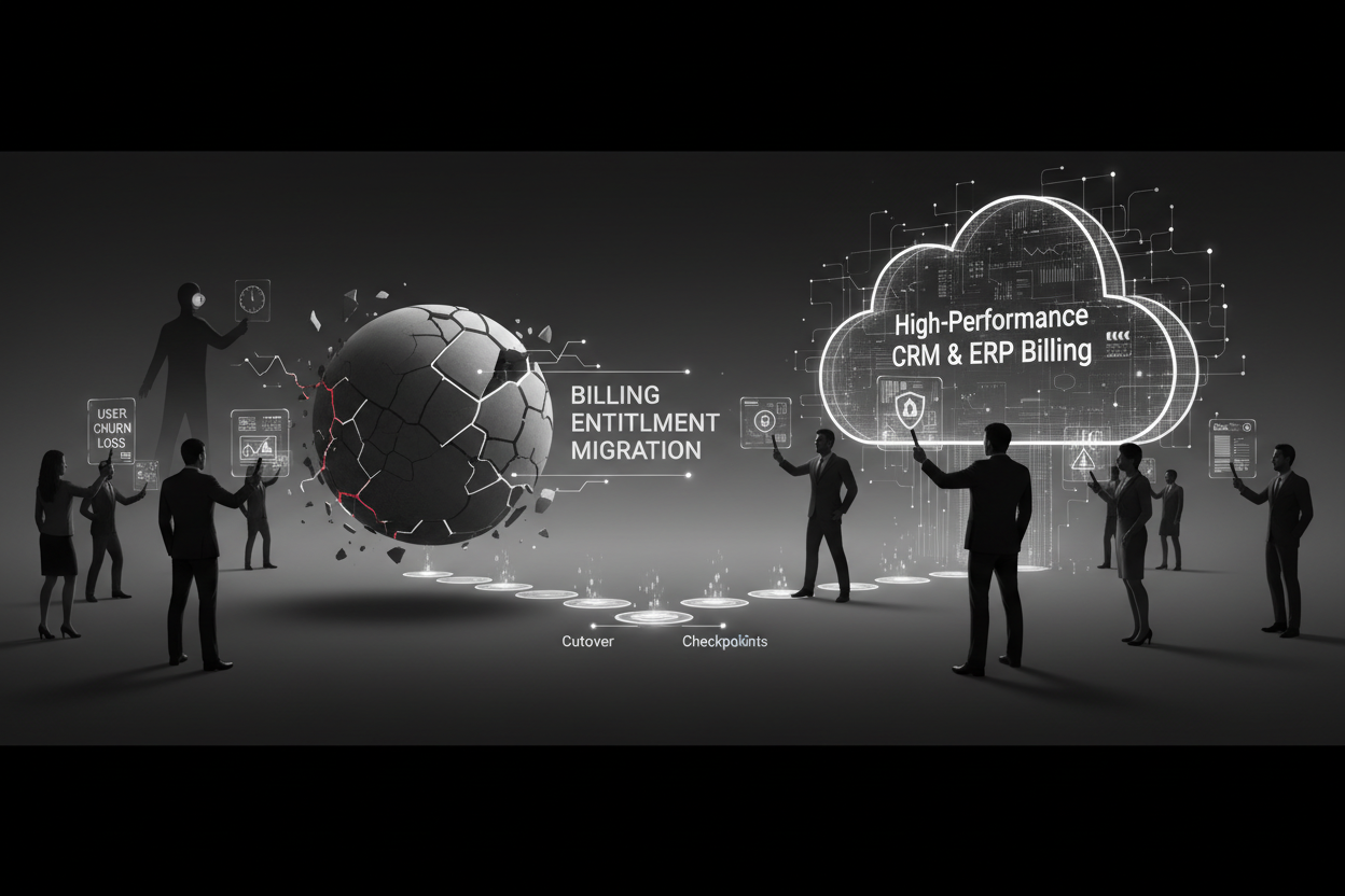 High-Performance CRM & ERP billing: rebuilding entitlements during migration without churn spikes