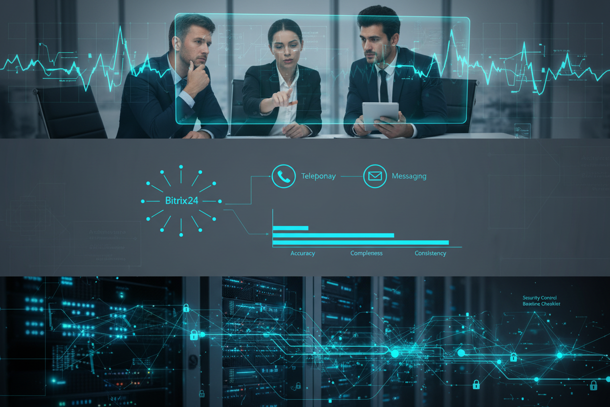 Data Quality Monitoring for Bitrix24: Security Control Baseline Checklist for Telephony and Messaging Integrations SLA Transparency