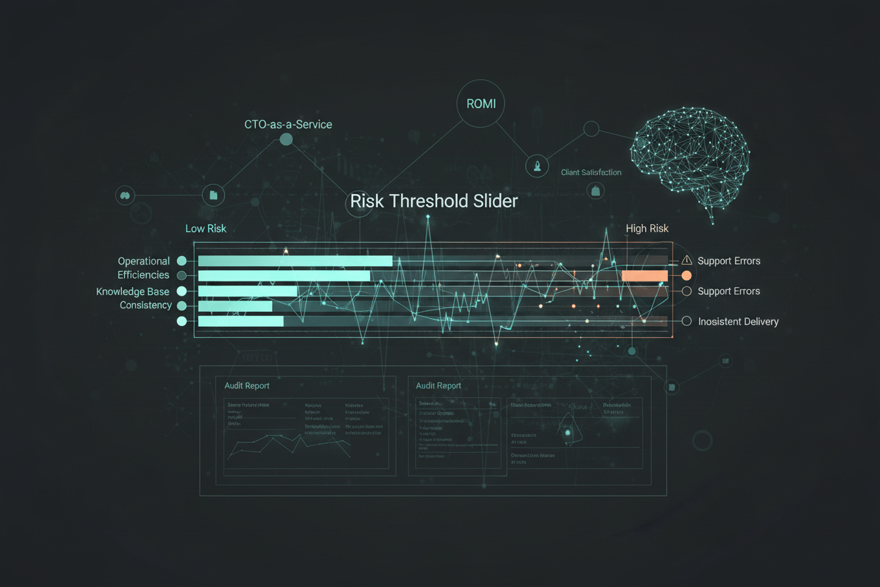 Data quality monitoring for CTO-as-a-Service transformation: defining delivery process audit report template for knowledge base governance