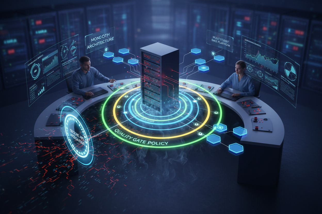 Monolith to Multi-Tenant SaaS Migration for Fintech: A Staged Rollout with Quality Gate Policy