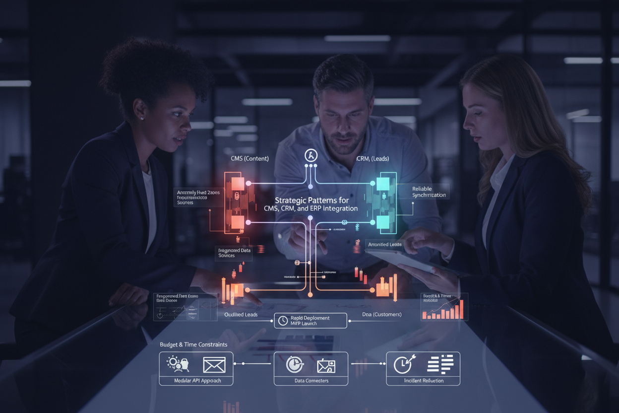 Strategic Patterns for CMS, CRM, and ERP Integration in Budget-Constrained Marketing and Lead Generation MVPs