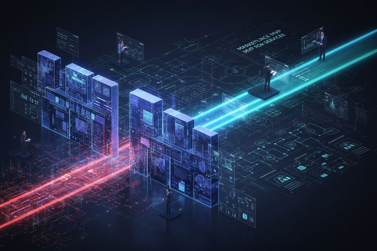 Marketplace MVP products for services: engineering process bottleneck removal in delivery flow with checkout optimization backlog and experiment mapping