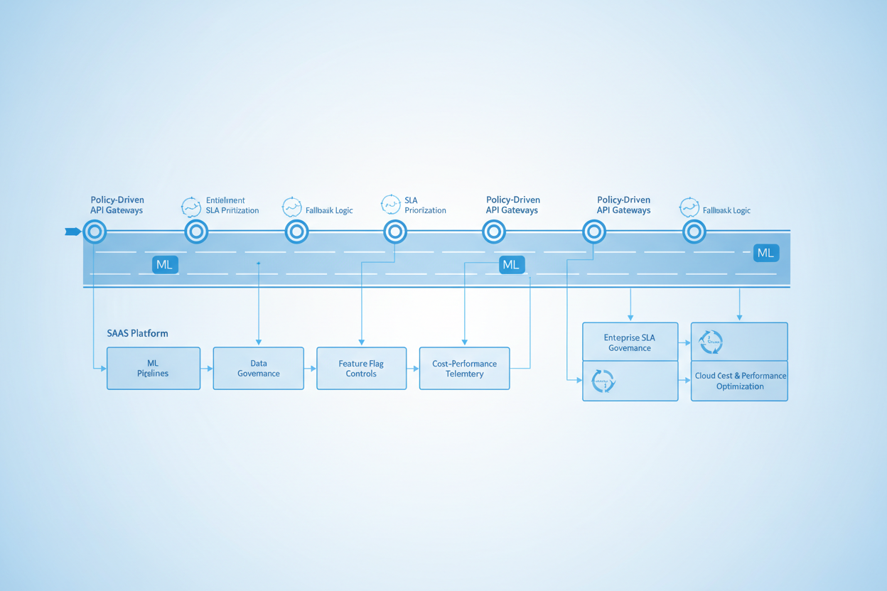 ML-Ready SaaS Architecture for Enterprise SLA Governance: Cloud Cost and Performance Optimization with Policy-Driven API Gateway Routing