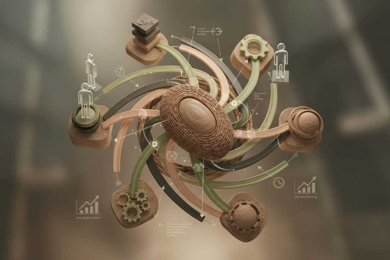 Автоматизация обработки лидов и поддержки в B2B-компании