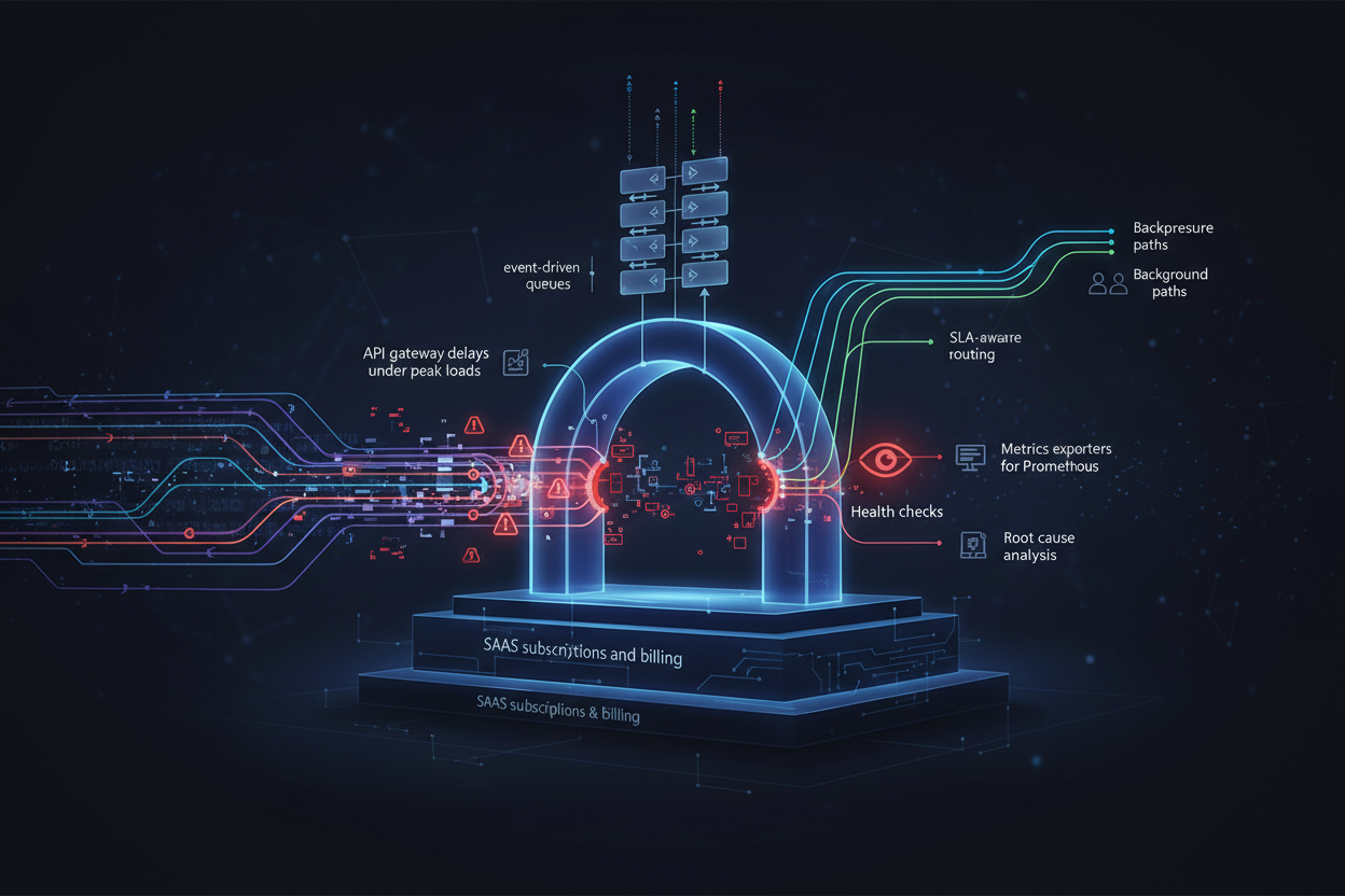 SaaS API Operating Model: Устранение задержек API-шлюза при пиковых нагрузках для retention-механик