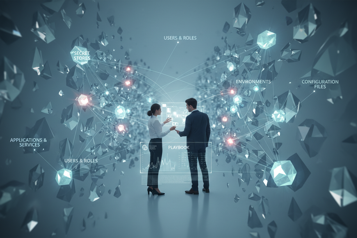 Secrets & configuration management: tech due diligence observability matrix