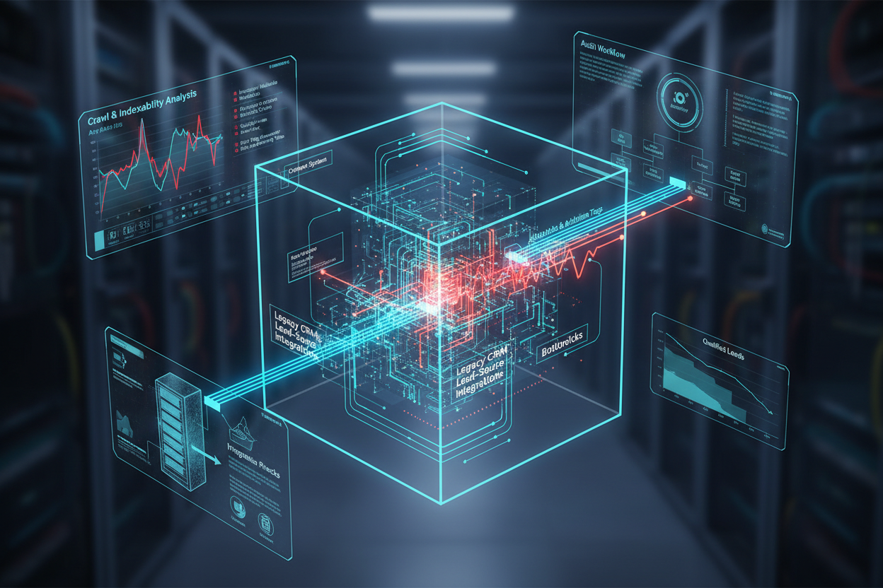 Technical SEO Audit and Integration Plan for Operations-Heavy Businesses: CRM and Lead-Source Scalability Under Legacy Constraints