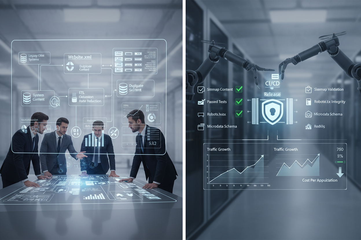 Техническое SEO для коммерческих сайтов: кейсовый обзор с фокусом на data-инжиниринг и legacy-интеграции