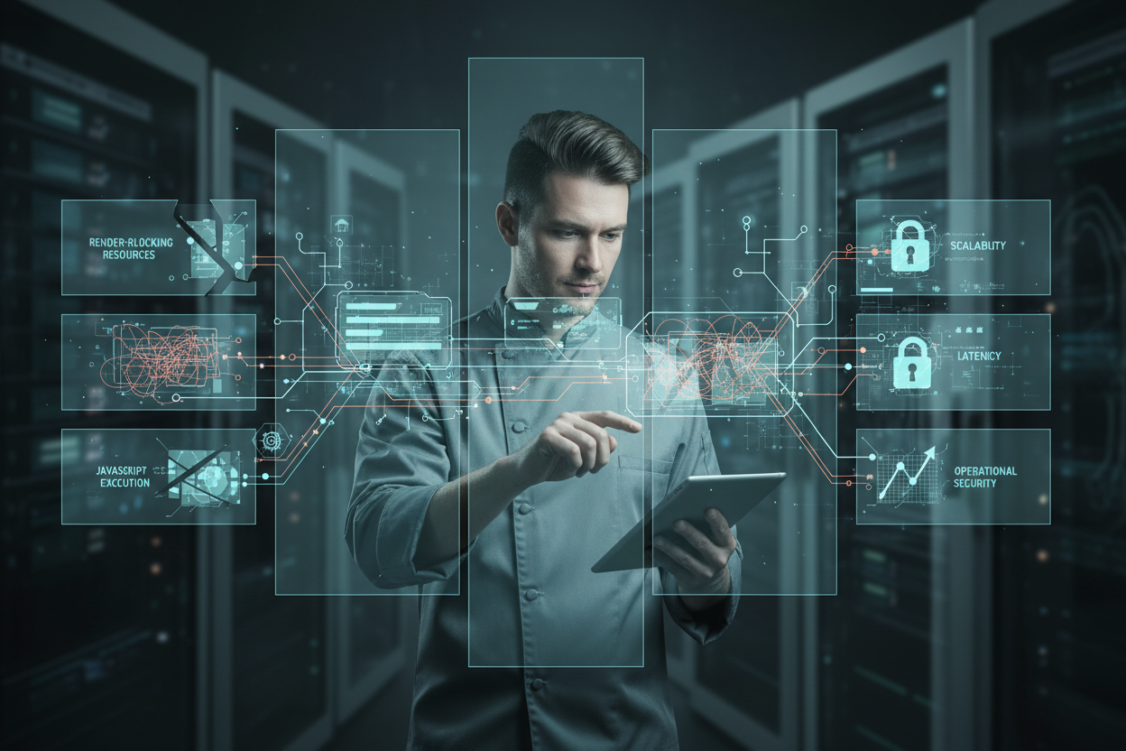 Web Performance Engineering and Rendering Strategy: An Acceptance Checklist for E-Commerce Platforms with Custom CRM and Lead-Source Integrations