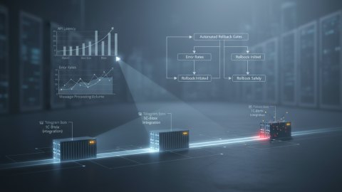API release management automation: telegram lead qualification bot products 1C-Bitrix rollback safety checklist