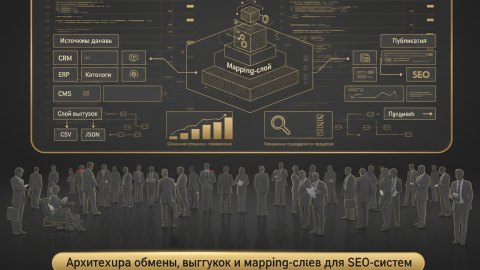 Архитектура обменов, выгрузок и mapping-слоев для SEO-систем: аудиторский разбор с планом исправлений
