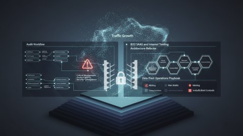 B2B SaaS and Internal Tooling Architecture Refactor Before Traffic Growth: A Zero-Trust Operations Playbook
