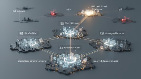 Standardized schema contracts for Bitrix24 telephony integrations: conversion uplift via data governance