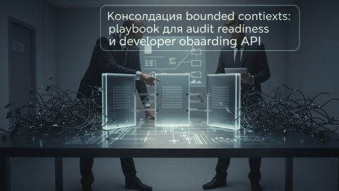 Консолидация bounded contexts: playbook для audit readiness и developer onboarding API