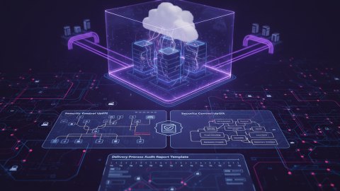 Delivery process audit report template: telegram partner network automation stacks security control uplift for enterprise onboarding