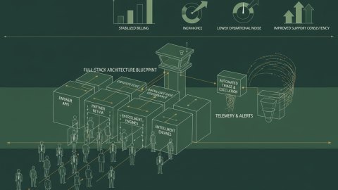 Full-Stack Architecture Blueprinting for Partner Network Automation in AI Knowledge Assistant Platforms: A Governance-Centric Operating Model to Stabilize Billing and Support
