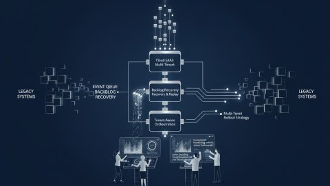 Legacy-to-Cloud SaaS Migration: Event Queue Backlog Recovery and Multi-Tenant Rollout Strategy