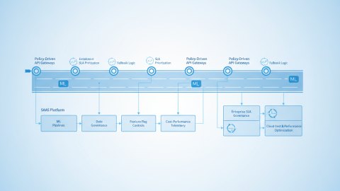 ML-Ready SaaS Architecture for Enterprise SLA Governance: Cloud Cost and Performance Optimization with Policy-Driven API Gateway Routing