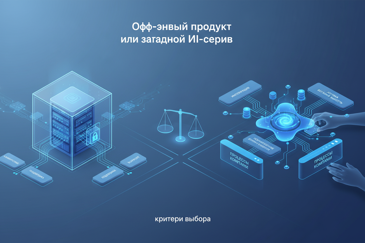 Готовый продукт или заказной ИИ-сервис: критерии выбора для компании